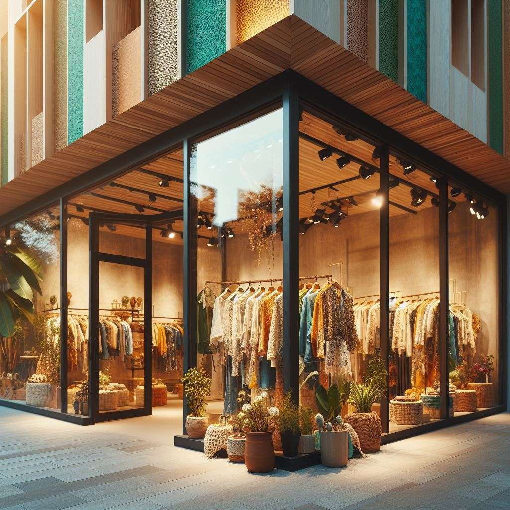 Sustainable Fashion Jobs: A picture of a sustainable fashion store