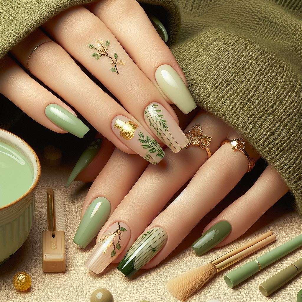 Matcha Fashion Nails